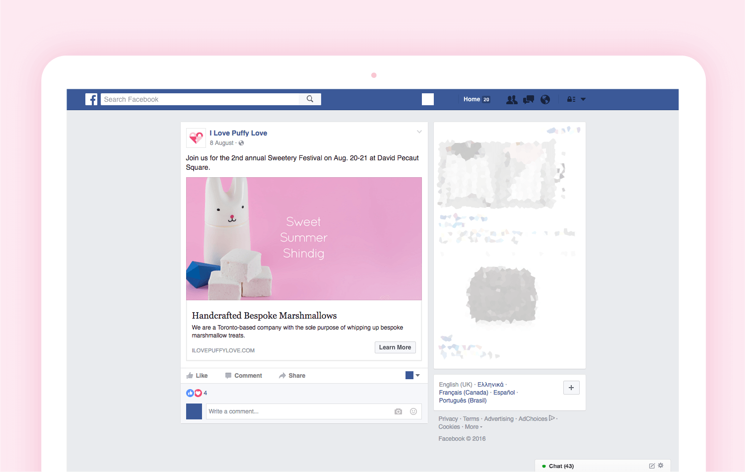 facebook ad